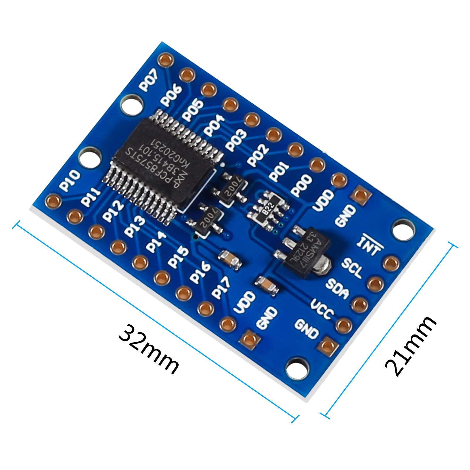 Amazon.com: AITIAO 10Pcs PCF8575 IO Expander Board Module I2C to